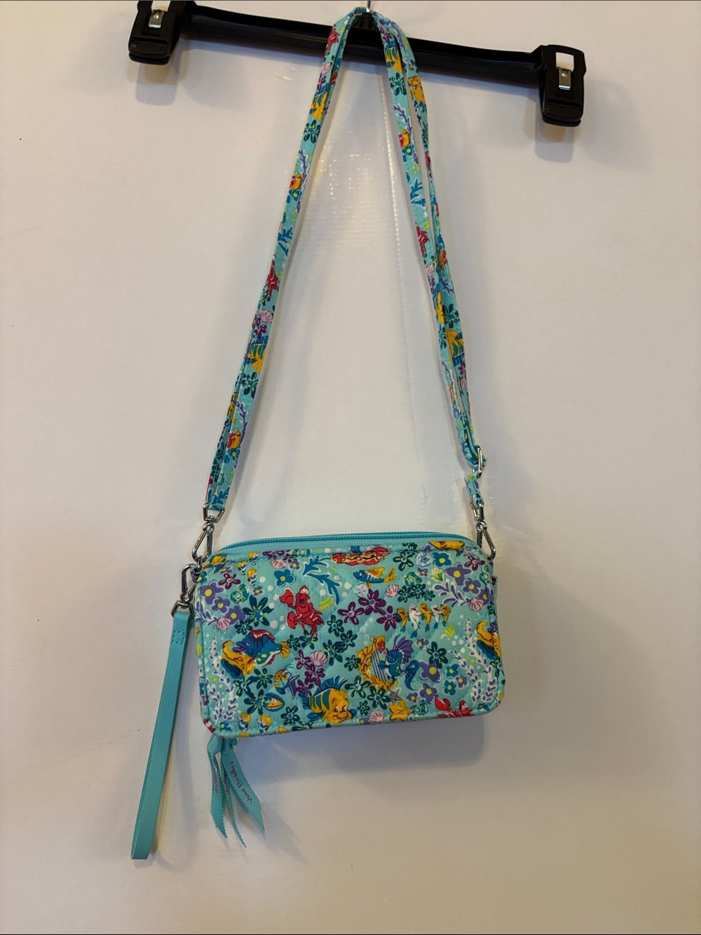 Vera Bradley Disney Ariel Floral Ditsy All in One Crossbody